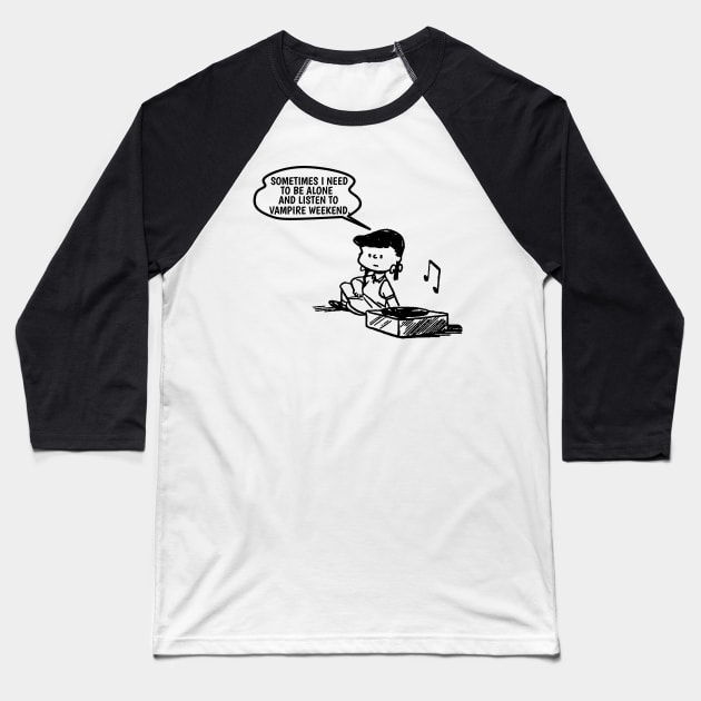 Vampire Weekend // Need To Listen Baseball T-Shirt by Mother's Pray